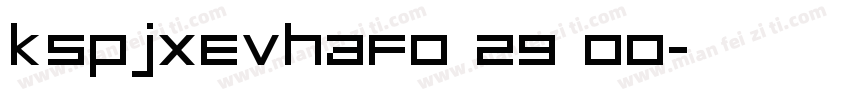 KSPJXEVHAF0 29 00字体转换